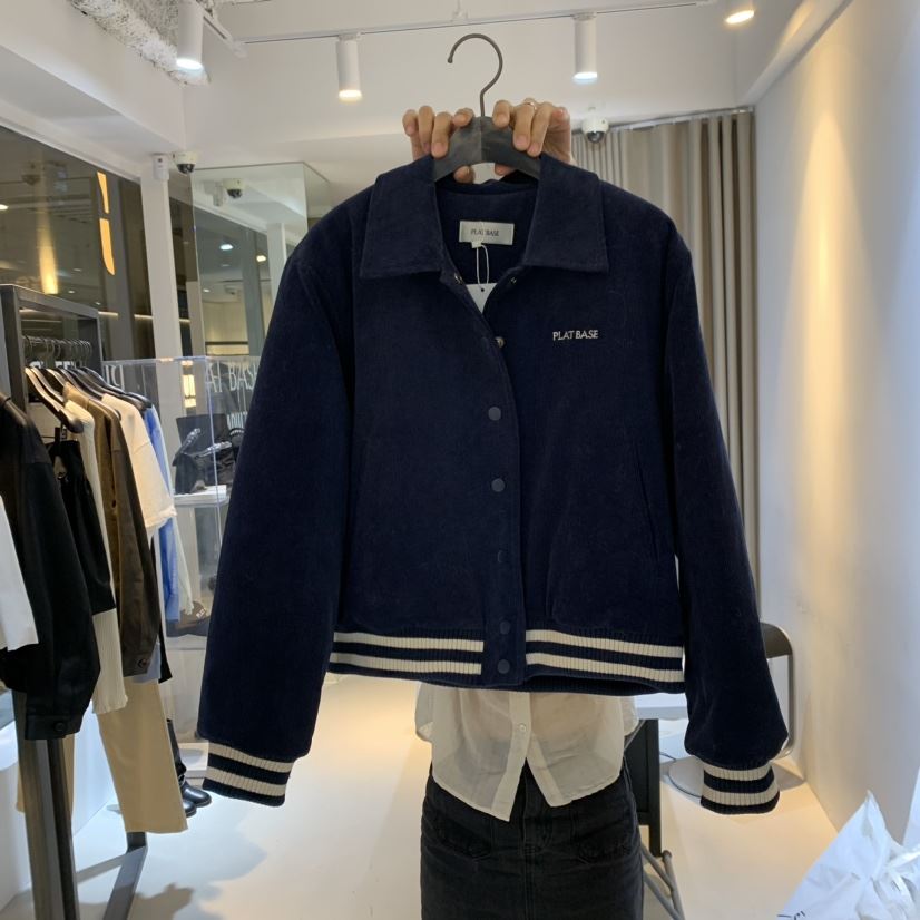 PLAT BASE韓國直郵女裝新品24秋冬人氣真品時尚休閑夾克PLAT BASE夾克