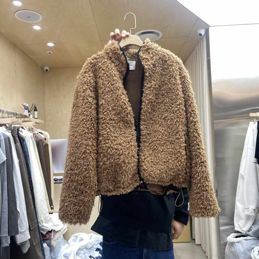PLEASURE韓國直郵東大門實拍女裝新款24秋冬真品短款棉服PLEASURE短款棉服