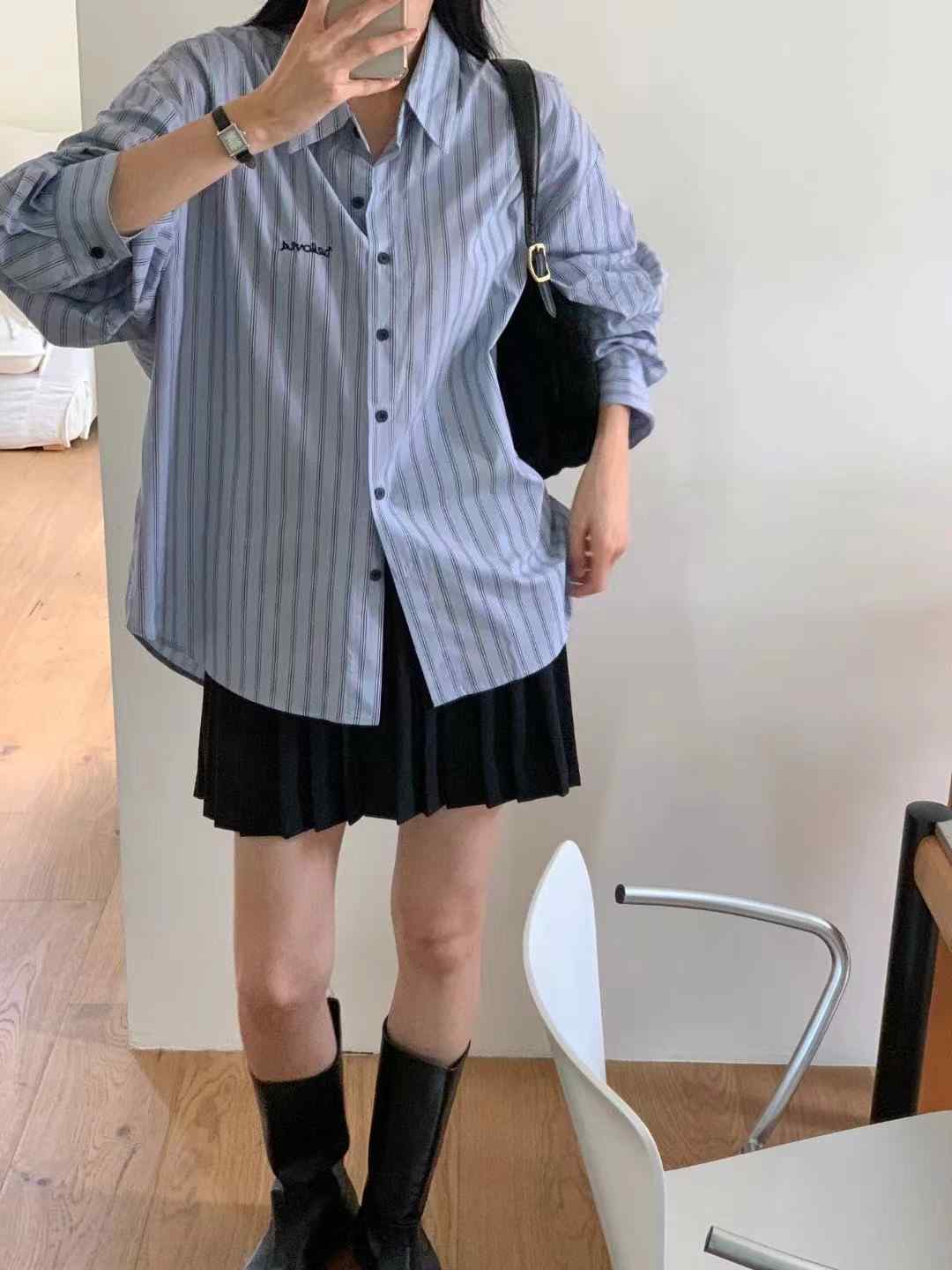 SALT.B韓國直郵東大門代購女裝新品推薦人氣職業襯衫蕾絲衫SALT.B襯衫/蕾絲衫