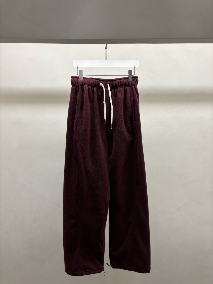 Waller韓國直郵東大門實拍女裝新款時尚推薦休閑休閑褲抓絨NOTHING休閑褲
