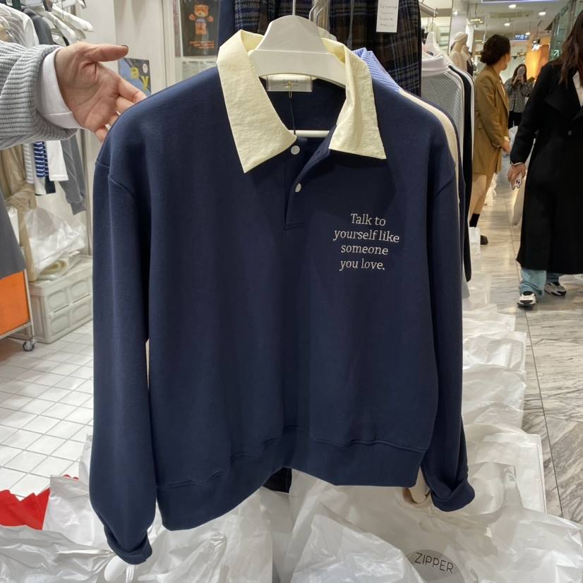 ZIPPER韓國直郵女裝新品時尚熱賣人氣職業休閑真品衛衣拉絨ZIPPER衛衣