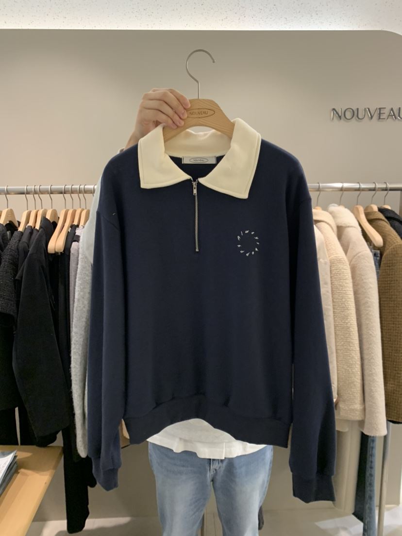 NOUVEAU韓國直郵女裝新款職業推薦真品24秋冬休閑熱賣衛衣NOUVEAU衛衣
