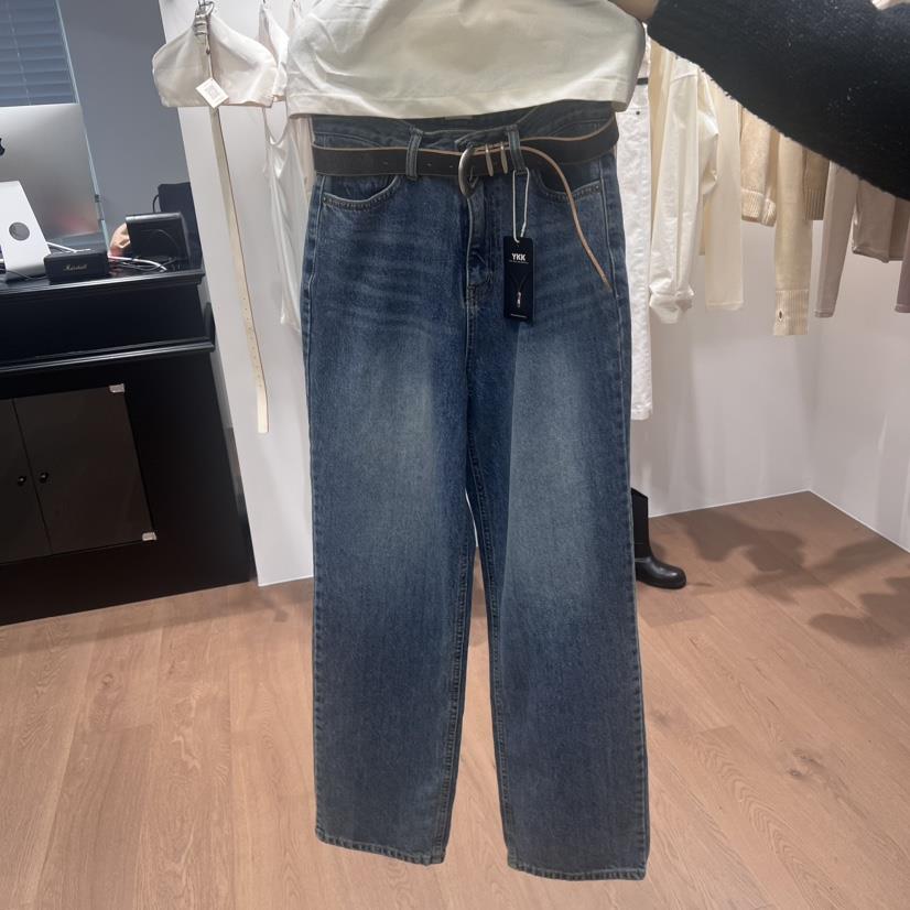 neu adult直郵韓國代購女裝新品熱賣24秋冬牛仔褲不含腰帶NEU ADULT牛仔褲