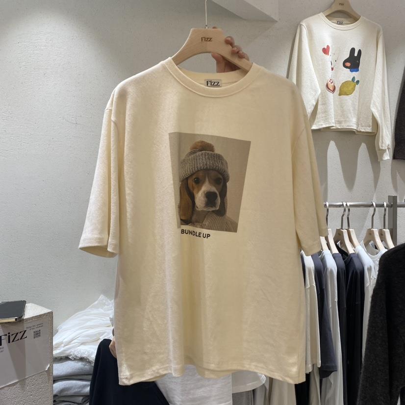 FIZZ直郵韓國代購女裝新款時尚真品熱賣休閑人氣推薦24秋冬T恤FIZZT恤