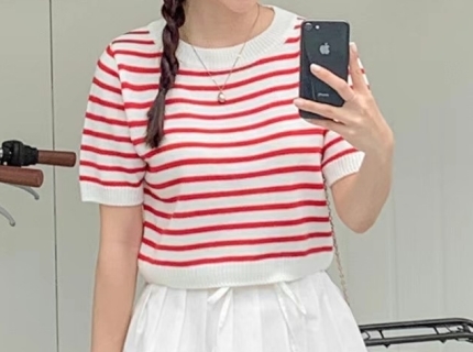 JUNO韓國直郵女裝新品職業24秋冬人氣休閑推薦熱賣時尚T恤JUNOT恤