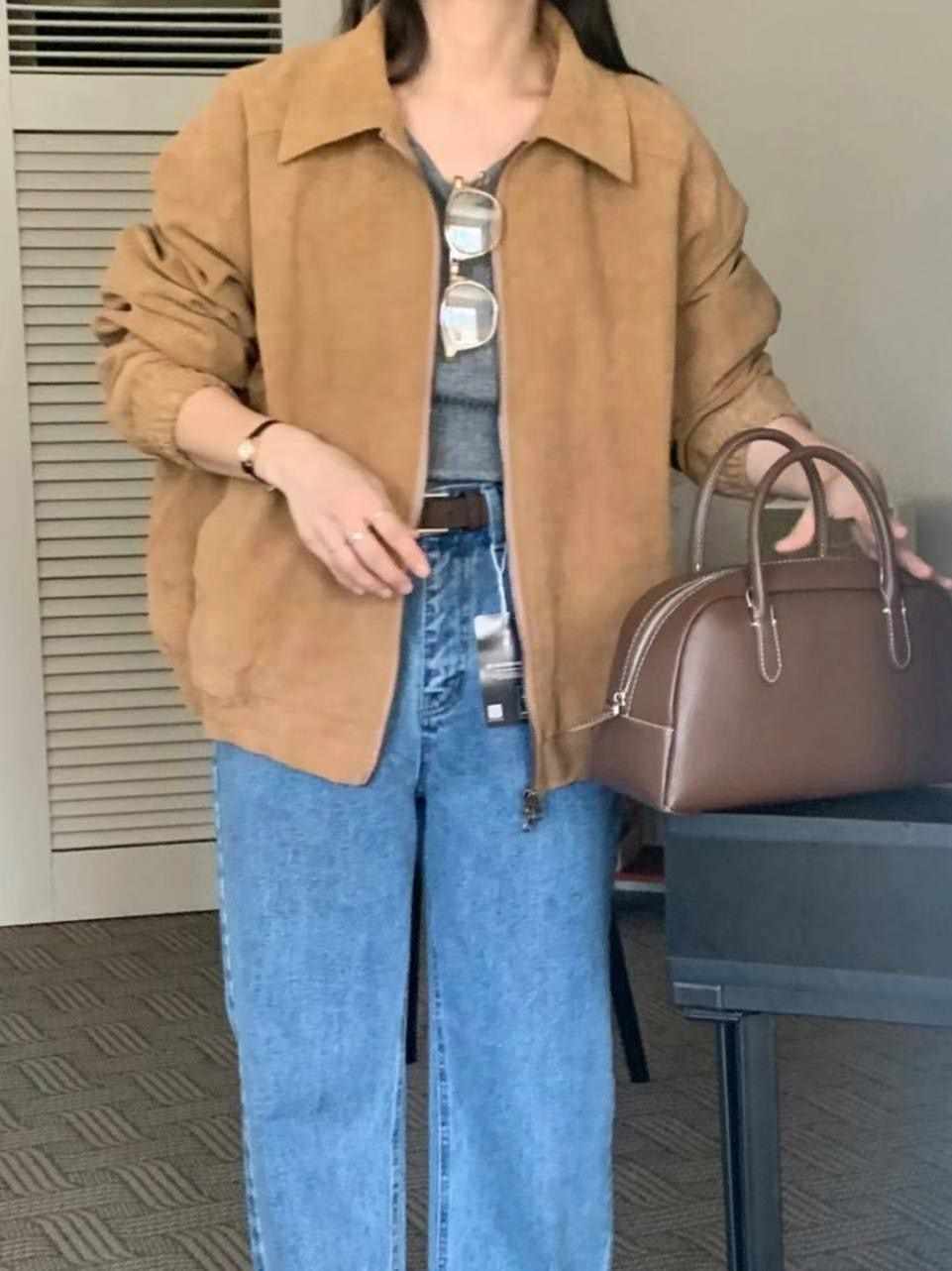 GAMGAK韓國直郵女裝新品熱賣時尚人氣24秋冬休閑職業夾克GAMGAK夾克