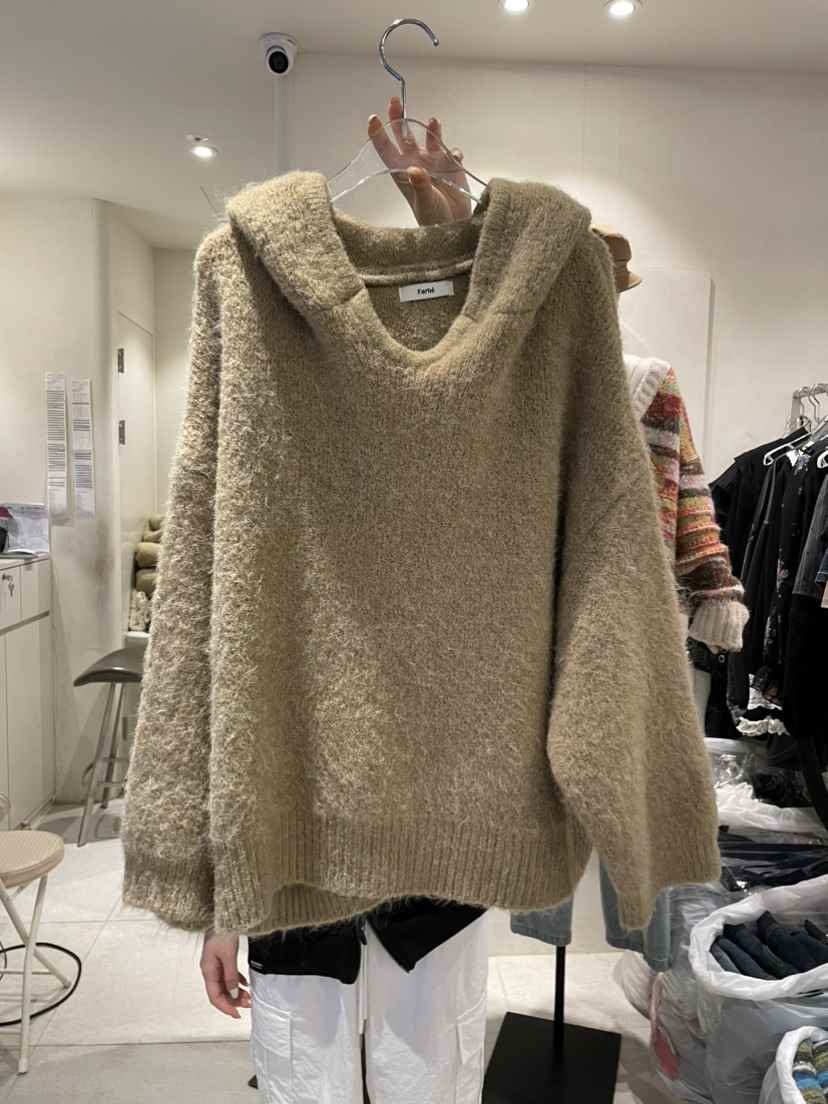 FARBE直郵韓國代購女裝新品熱賣人氣休閑時尚職業真品針織衫PLATFORM針織衫