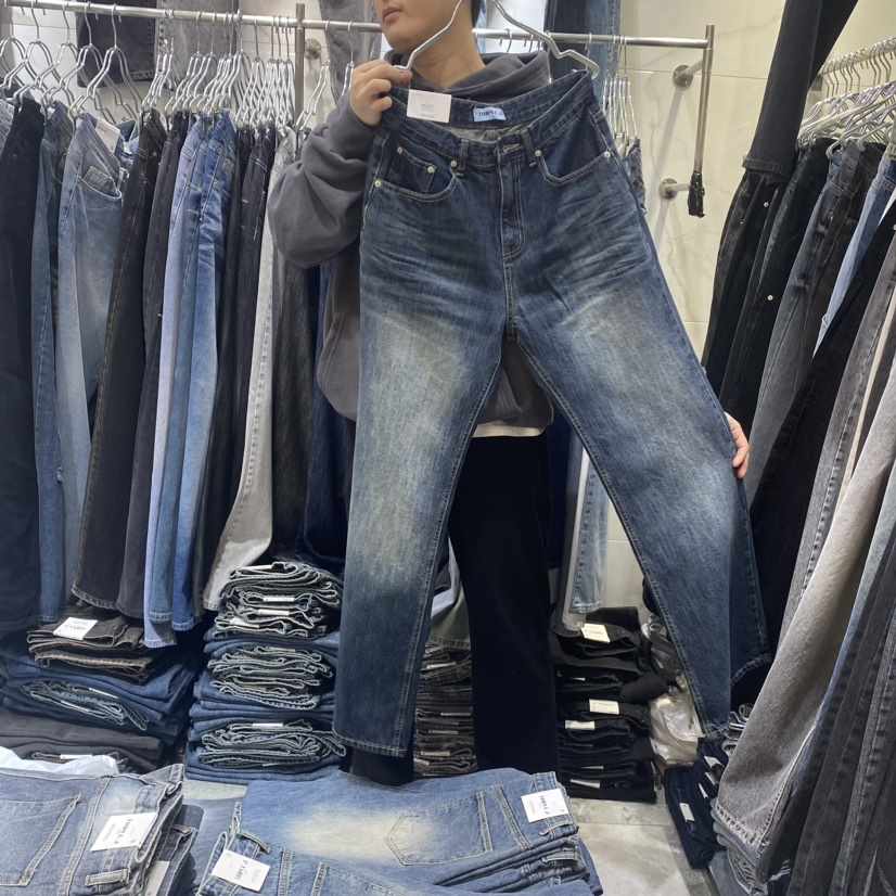 TRIPLE J韓國直郵東大門代購女裝新品時尚休閑推薦人氣牛仔褲TRIPLE J牛仔褲