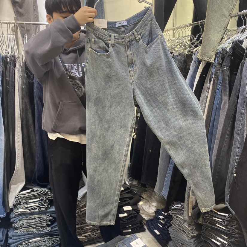 TRIPLE J韓國直郵女裝新品熱賣真品職業人氣時尚24秋冬牛仔褲TRIPLE J牛仔褲