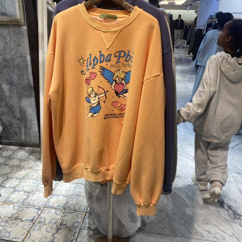HIGH FIVE-男裝韓國直郵東大門實拍女裝新品休閑衛衣加絨HIGH FIVE衛衣