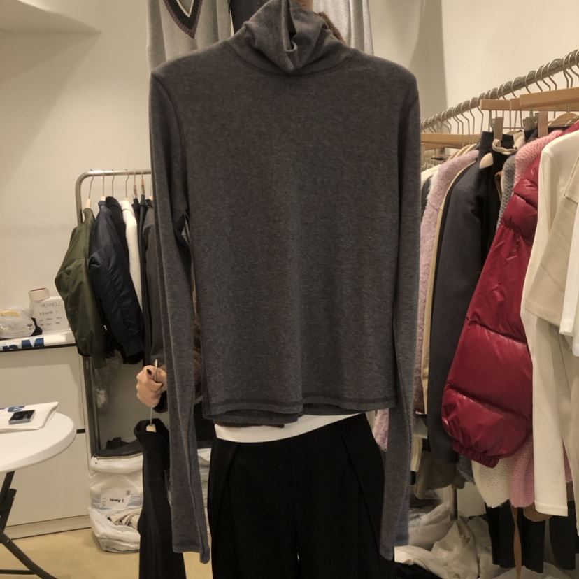 MUNSELL直郵韓國代購女裝新品熱賣真品時尚24秋冬長袖T恤MUNSELL長袖T恤