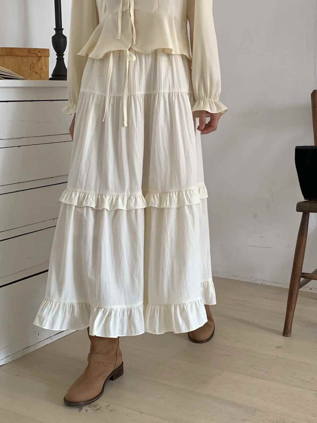 FORME直郵韓國代購女裝新品休閑真品人氣熱賣時尚職業推薦長裙FORME長裙