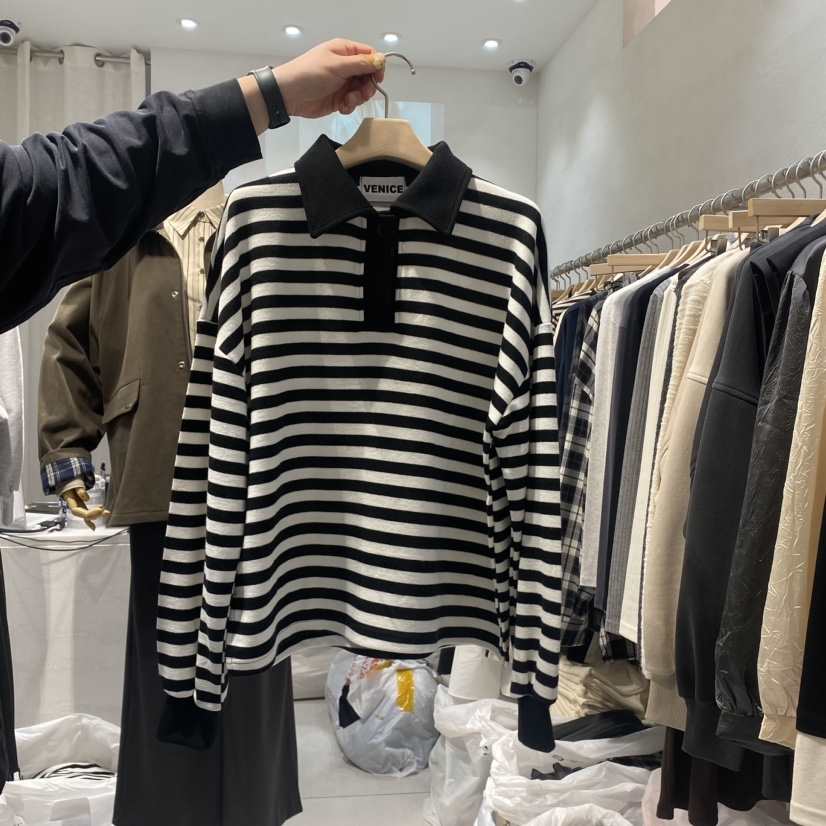 VENICE韓國直郵東大門代購女裝新品人氣職業真品熱賣長袖T恤VENICE長袖T恤
