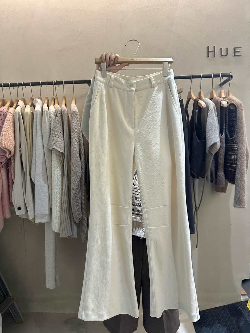 HUE韓國直郵東大門實拍女裝新款推薦時尚真品休閑24秋冬休閑褲ERIA/HUE休閑褲