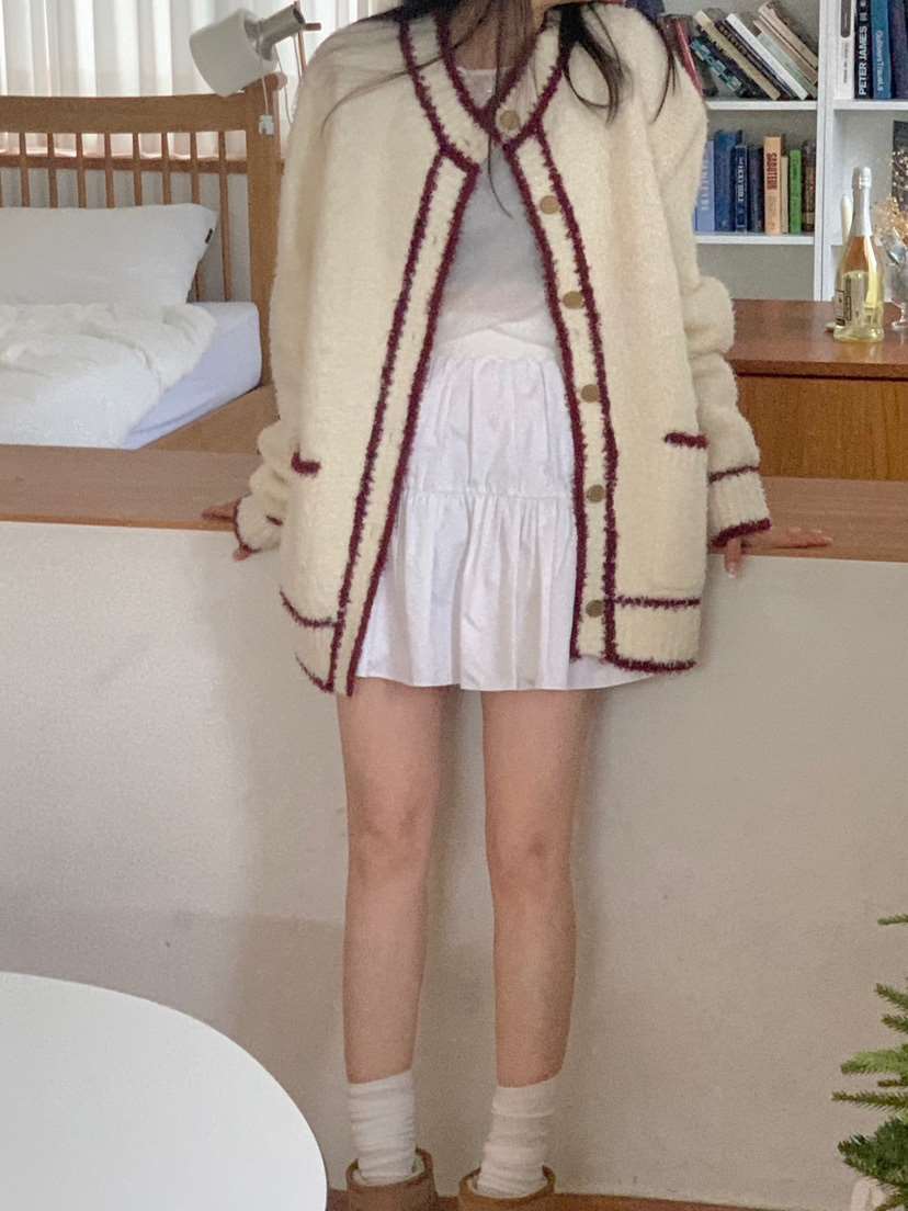 LUBRY韓國直郵女裝新款時尚熱賣休閑人氣推薦真品24秋冬針織衫NOPROBLEM針織衫