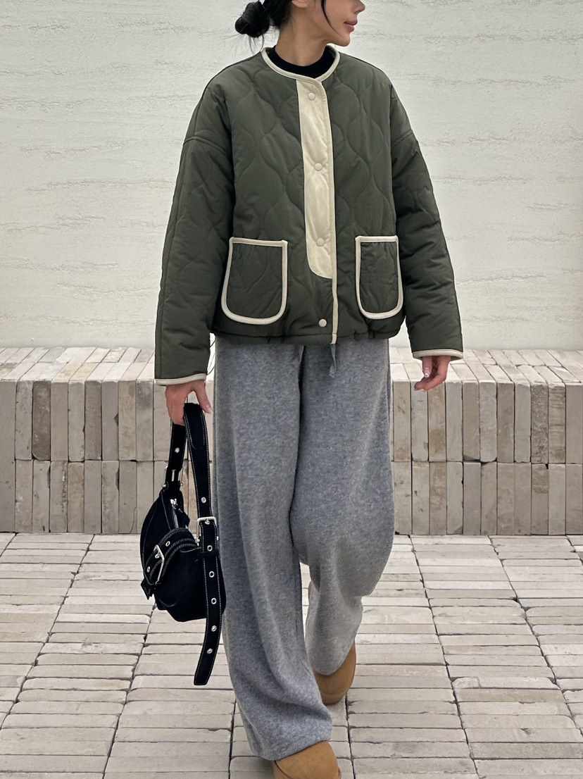 GLAM MOCHA韓國直郵女裝新款熱賣真品職業時尚24秋冬短款棉服SIERRA短款棉服