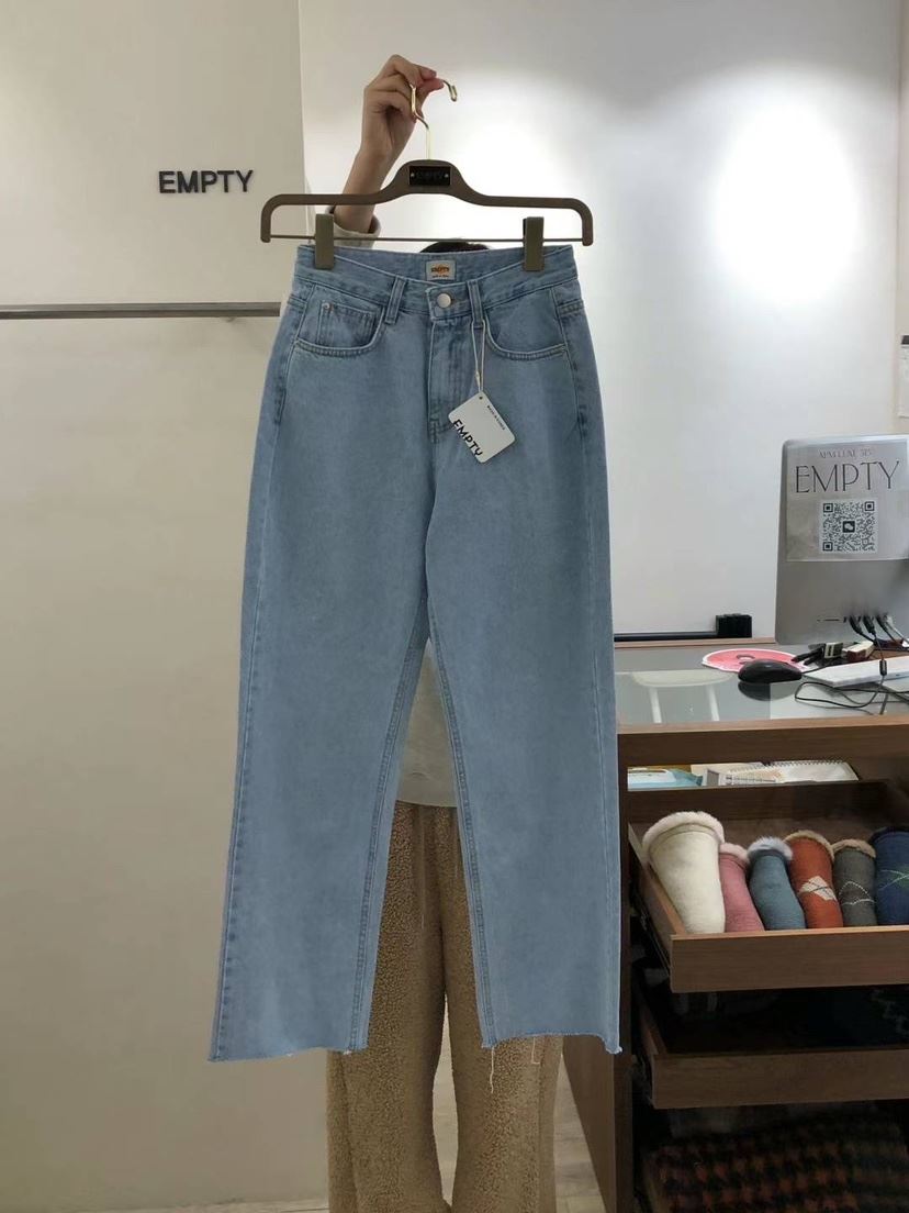 EMPTY韓國直郵女裝新款職業24秋冬熱賣休閑人氣推薦牛仔褲MARI CO牛仔褲