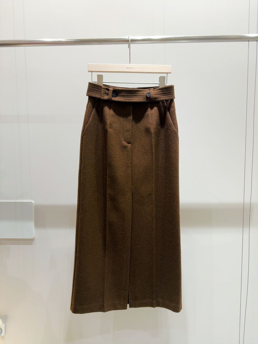 LIM LIM LIM直郵韓國代購女裝新品職業真品休閑長裙含腰繩LIM LIM LIM長裙