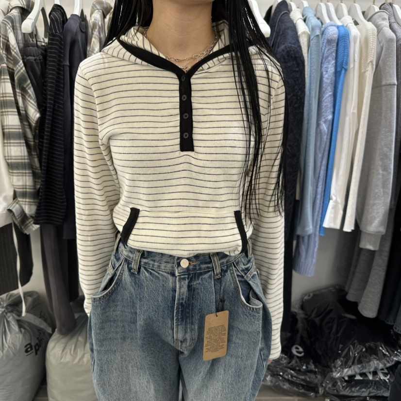 vive韓國直郵女裝新品休閑24秋冬推薦人氣熱賣時尚職業衛衣VIVE衛衣