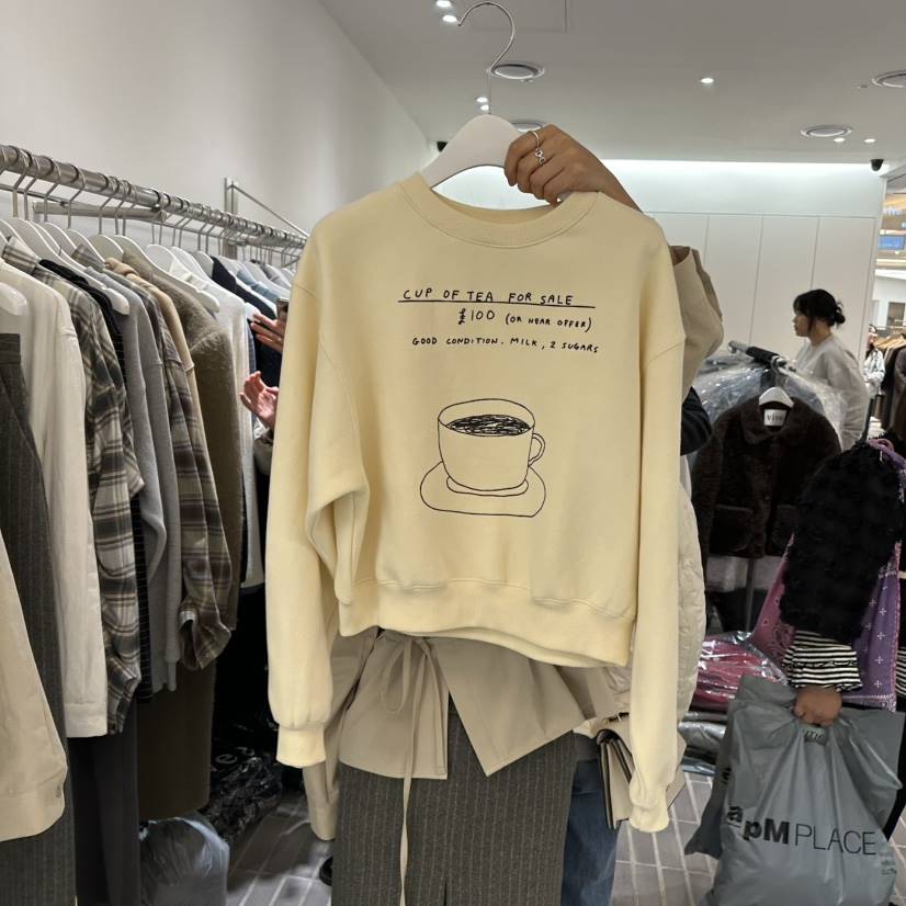 vive直郵韓國代購女裝新品熱賣真品人氣休閑推薦職業衛衣加絨VIVE衛衣