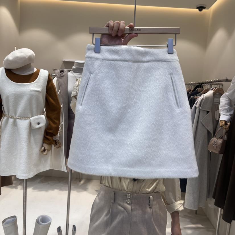 HANNA21直郵韓國代購女裝新品時尚推薦真品熱賣人氣短裙羊毛HANNA21短裙