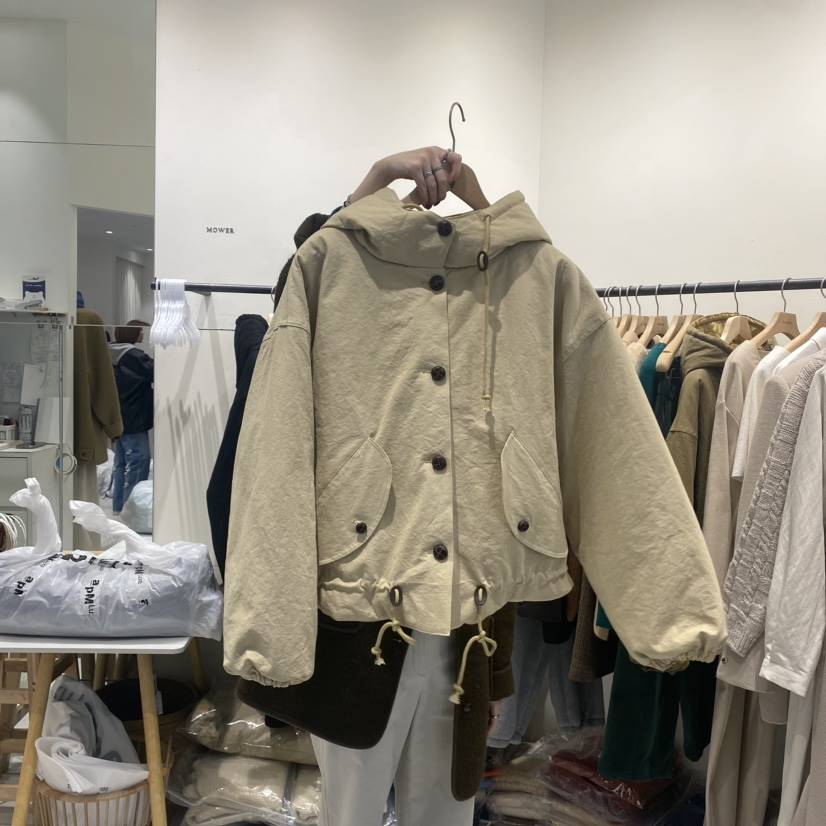 MOWER韓國直郵女裝新品人氣職業休閑真品時尚熱賣短款棉服jp棉MOWER短款棉服