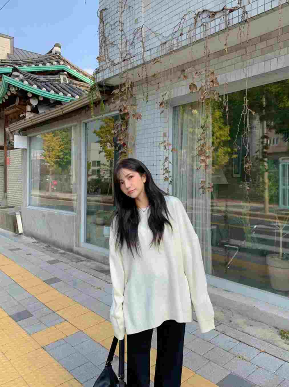 NADRI-나드리-OT韓國直郵東大門實拍女裝新品人氣長袖T恤NADRI長袖T恤