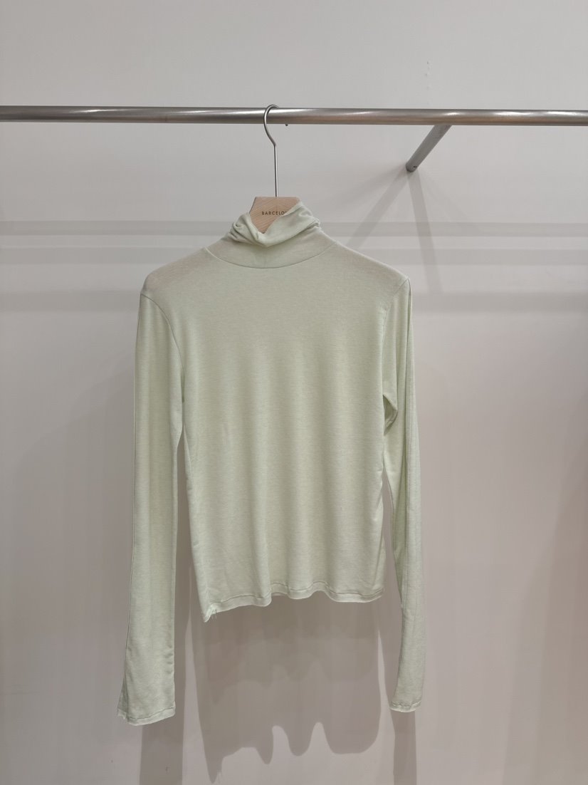 BARCE LONA韓國直郵女裝新品24秋冬推薦長袖T恤羊毛高領BARCE LONA長袖T恤