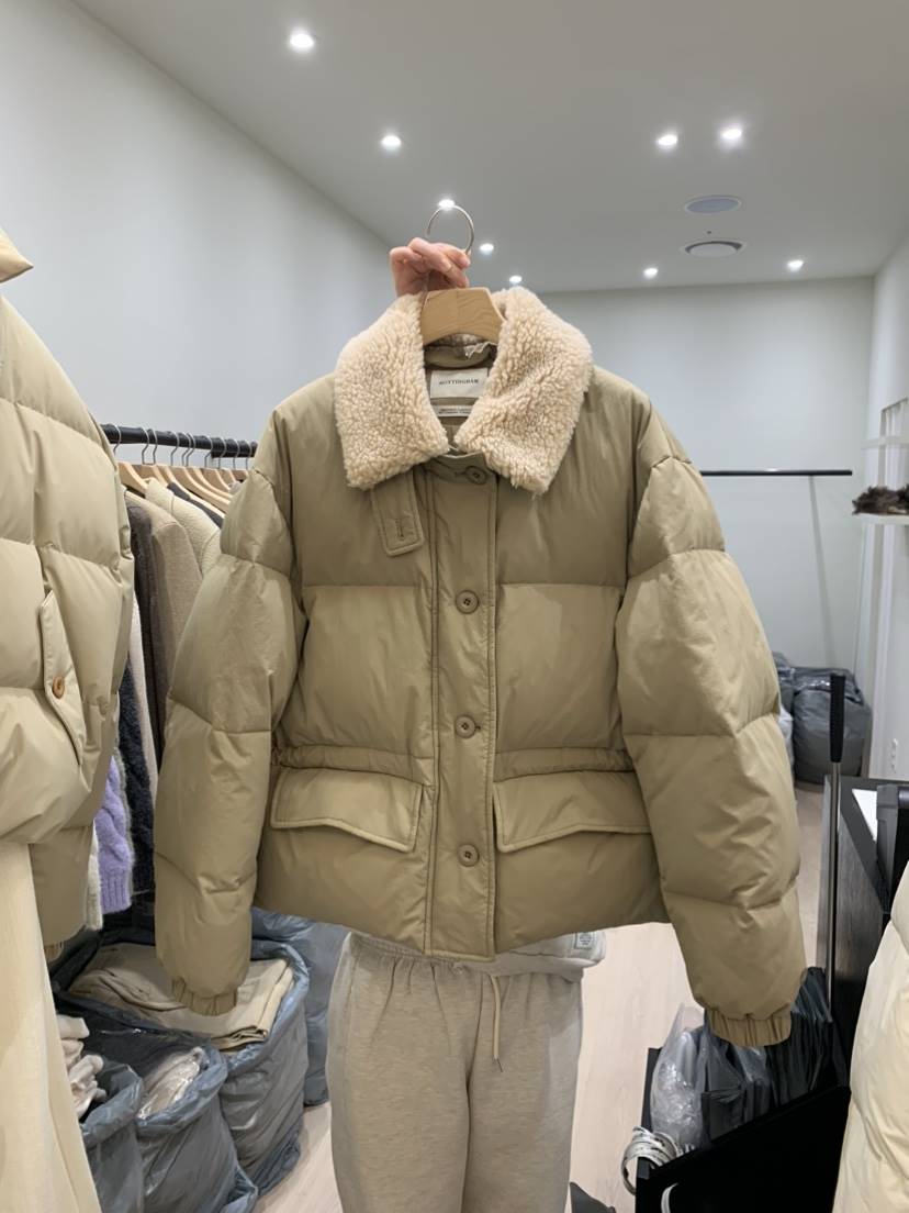 NOTTINGHAM直郵韓國代購女裝新款熱賣休閑短款羽絨服填充絨NOTTINGHAM短款羽絨服