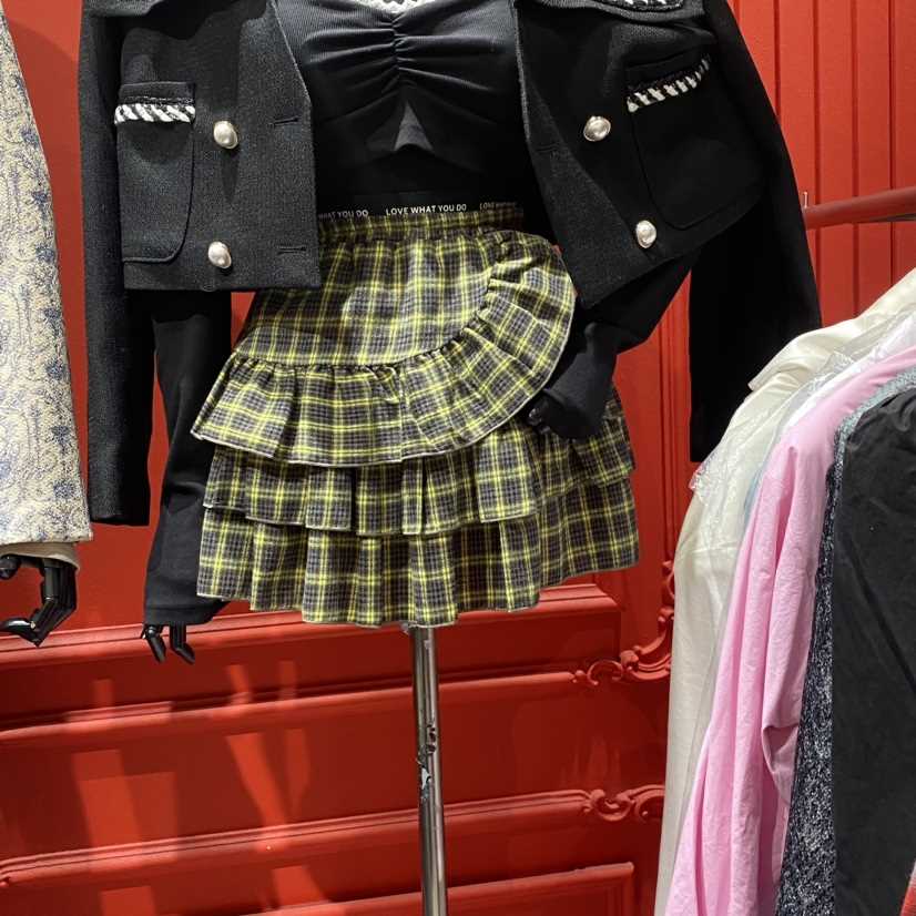 Rare Closet韓國直郵東大門代購女裝新品人氣24秋冬短裙RARE CLOSET短裙