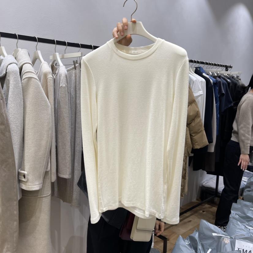 ARVE韓國直郵女裝新品時尚推薦熱賣人氣24秋冬休閑長袖T恤ARVE長袖T恤