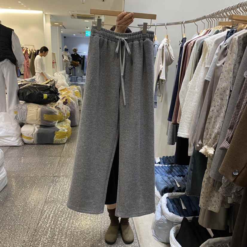 Terrace韓國直郵東大門代購女裝新款推薦24秋冬休閑褲羊毛TERRACE休閑褲