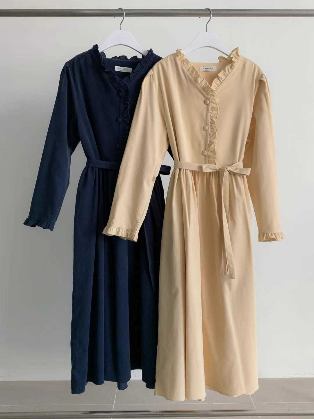 STYLE LOUNGE韓國直郵東大門實拍女裝新品休閑24秋冬連衣裙STYLE LOUNGE連衣裙