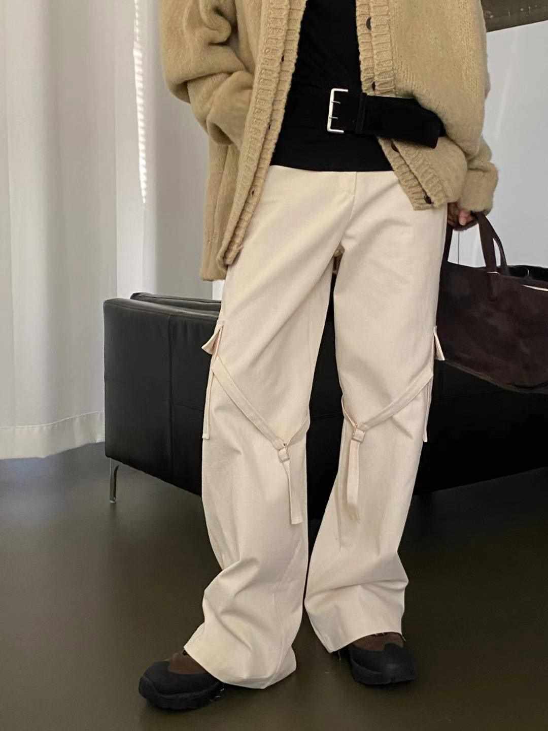 NEAR LEAP韓國直郵東大門代購女裝新品24秋冬休閑休閑褲OAO休閑褲