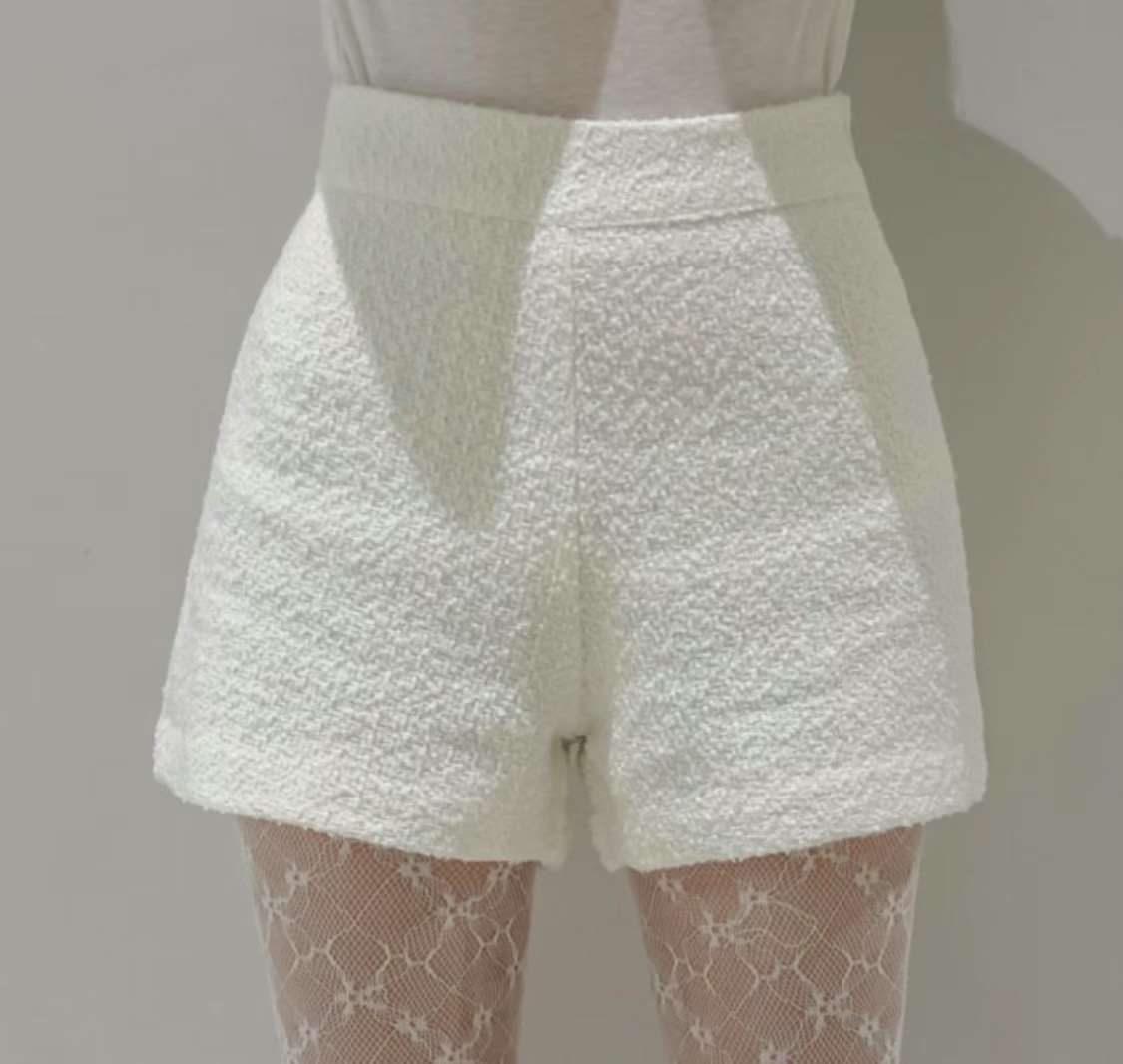 LUVLUV-럽럽-OT韓國直郵女裝新品24秋冬人氣休閑短褲花呢LUVLUV短褲