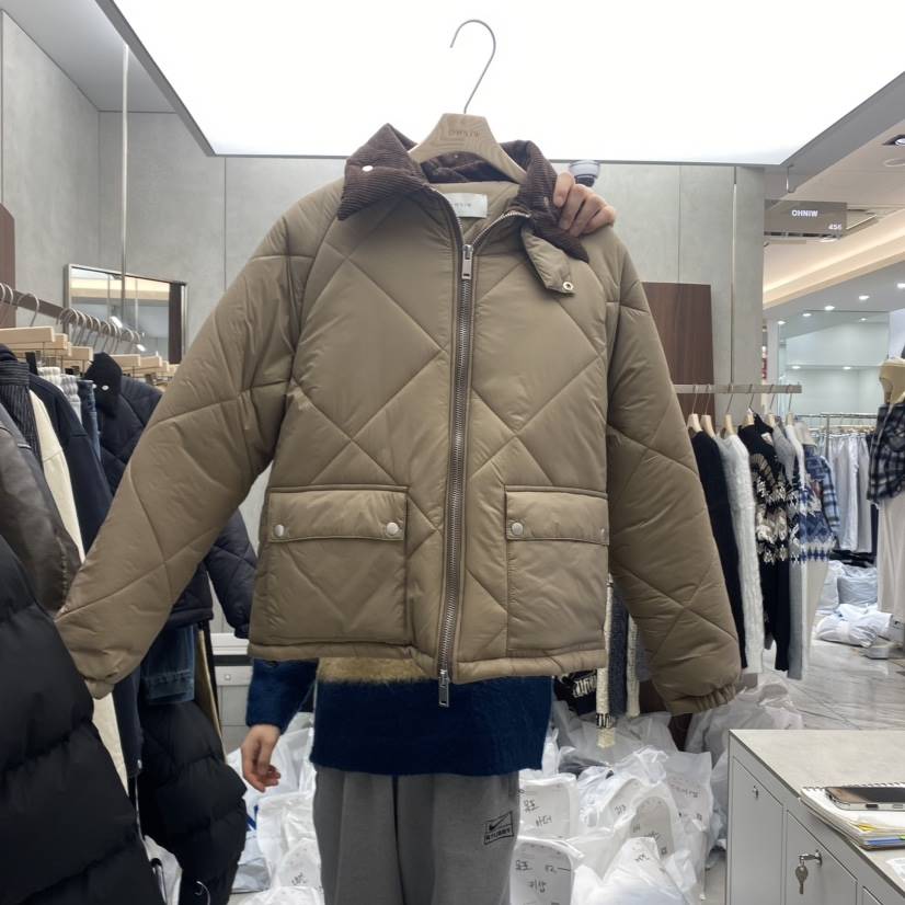 COMMON-男裝韓國直郵東大門代購女裝新品真品短款棉服填充OHNIW-男裝短款棉服