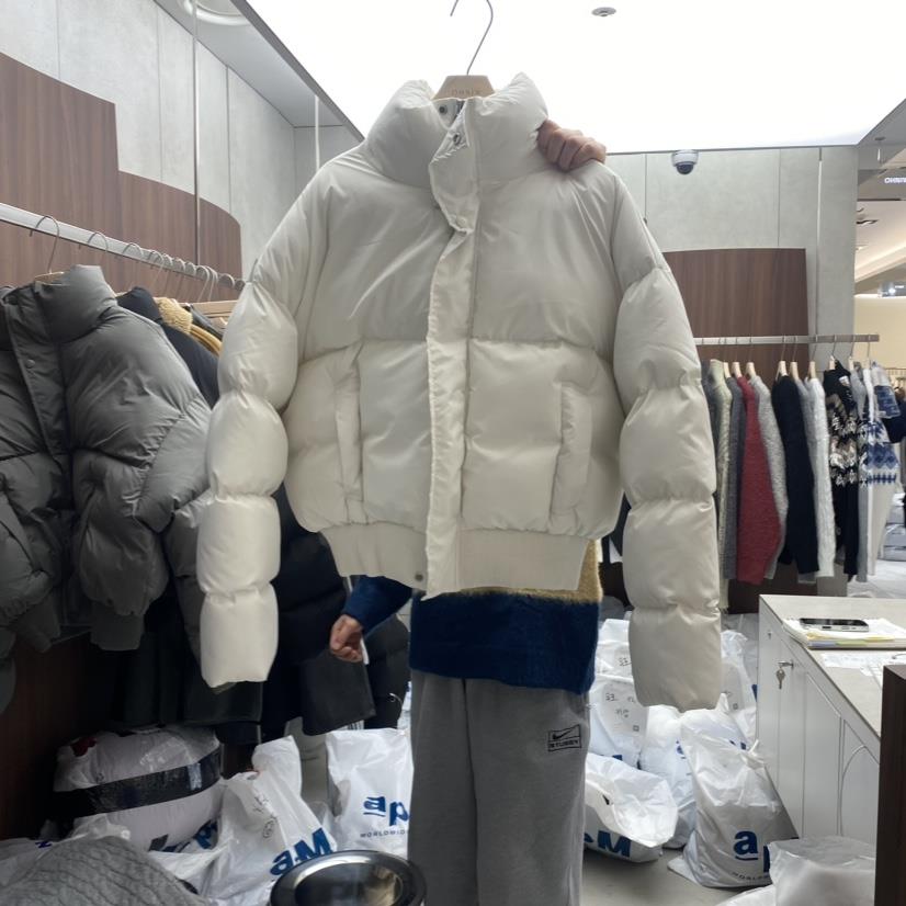 COMMON-男裝韓國直郵女裝新款職業時尚人氣推薦短款棉服短款OHNIW-男裝短款棉服