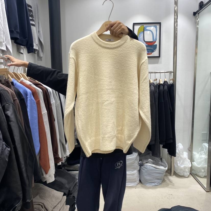 FINE直郵韓國代購女裝新品休閑人氣熱賣時尚職業24秋冬針織衫FINE-男裝針織衫