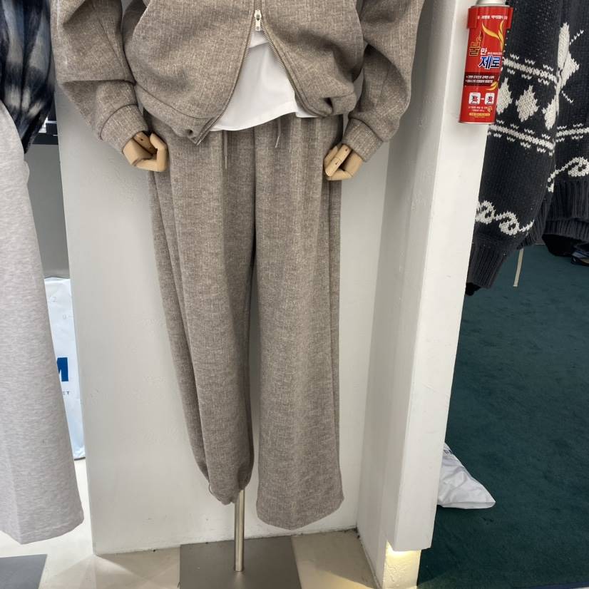 FINE直郵韓國代購女裝新品推薦休閑時尚職業真品休閑褲羊毛FINE-男裝休閑褲