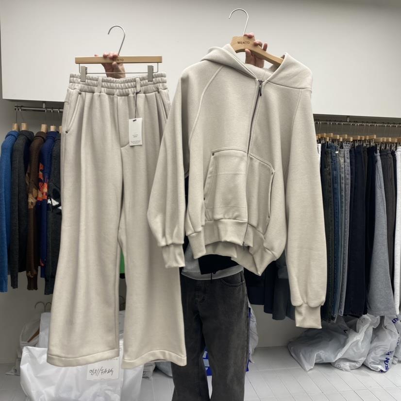 MENTO-男裝韓國直郵東大門實拍女裝新品熱賣人氣男士套裝加絨MENTO男士套裝