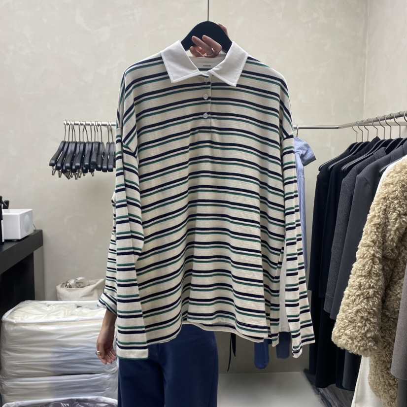 MARINER直郵韓國代購女裝新品推薦真品24秋冬職業長袖T恤MARINER長袖T恤