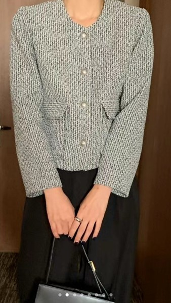 ATTHISMOMENT直郵韓國代購女裝新款時尚24秋冬熱賣職業夾克LEESA夾克
