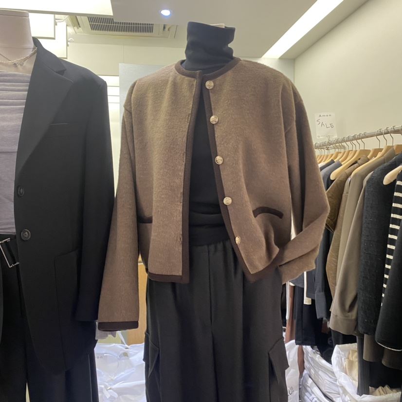 AMON韓國直郵女裝新品時尚職業熱賣推薦休閑真品人氣夾克開衫AMON夾克