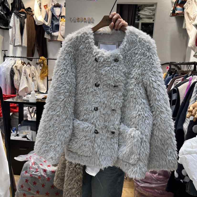 YESFREE韓國代購女裝新品真品24秋夏熱賣推薦人氣短款大衣YESFREE短款大衣