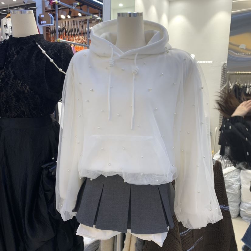 CHARLES THE SECOND/CHEAP-CHIC東大門代購女士新品時尚衛衣加絨CHARLES THE SECOND/CHEAP-CHIC衛衣