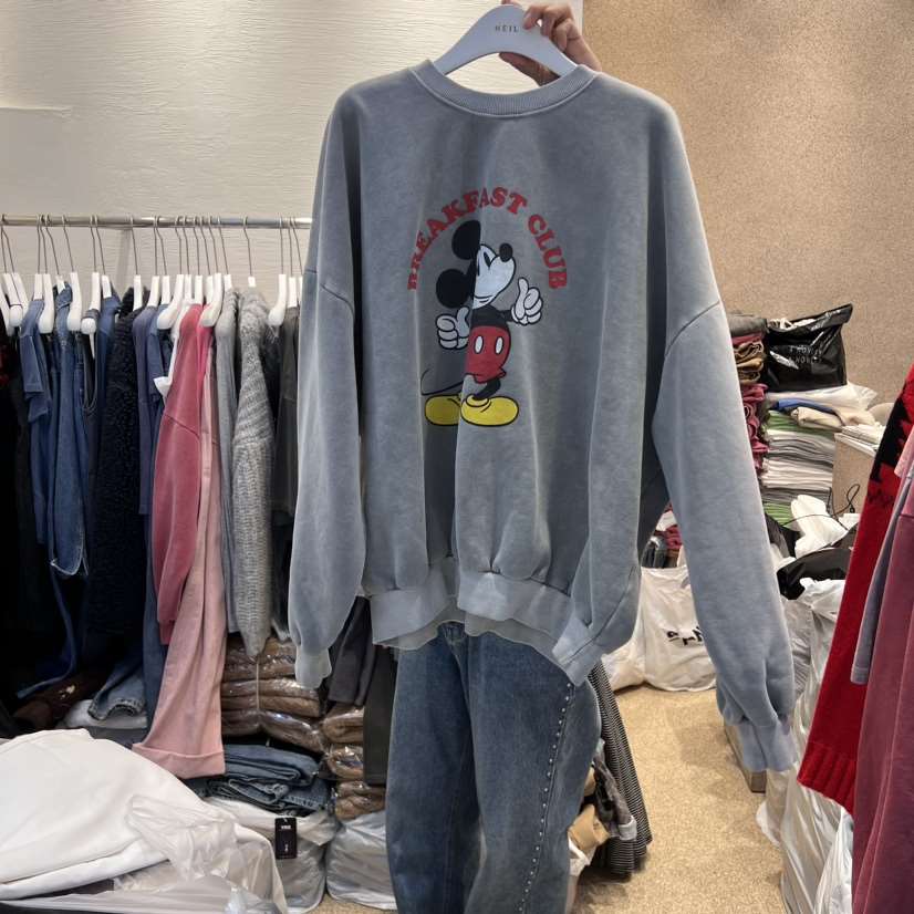 HEIL韓國直郵女士新品時尚休閑真品推薦人氣熱賣24秋夏衛衣加絨HEIL衛衣