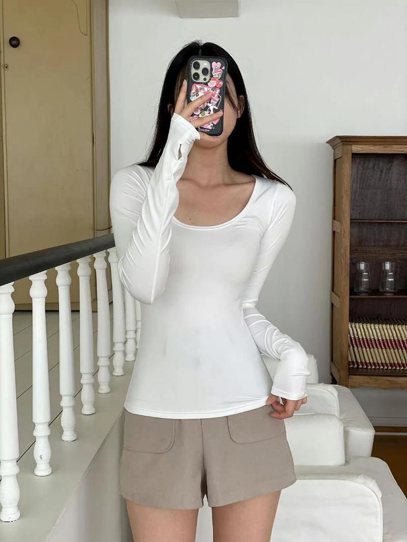 LAURENT韓國代購女裝新款職業時尚真品熱賣長袖T恤保暖修身LAURENT長袖T恤