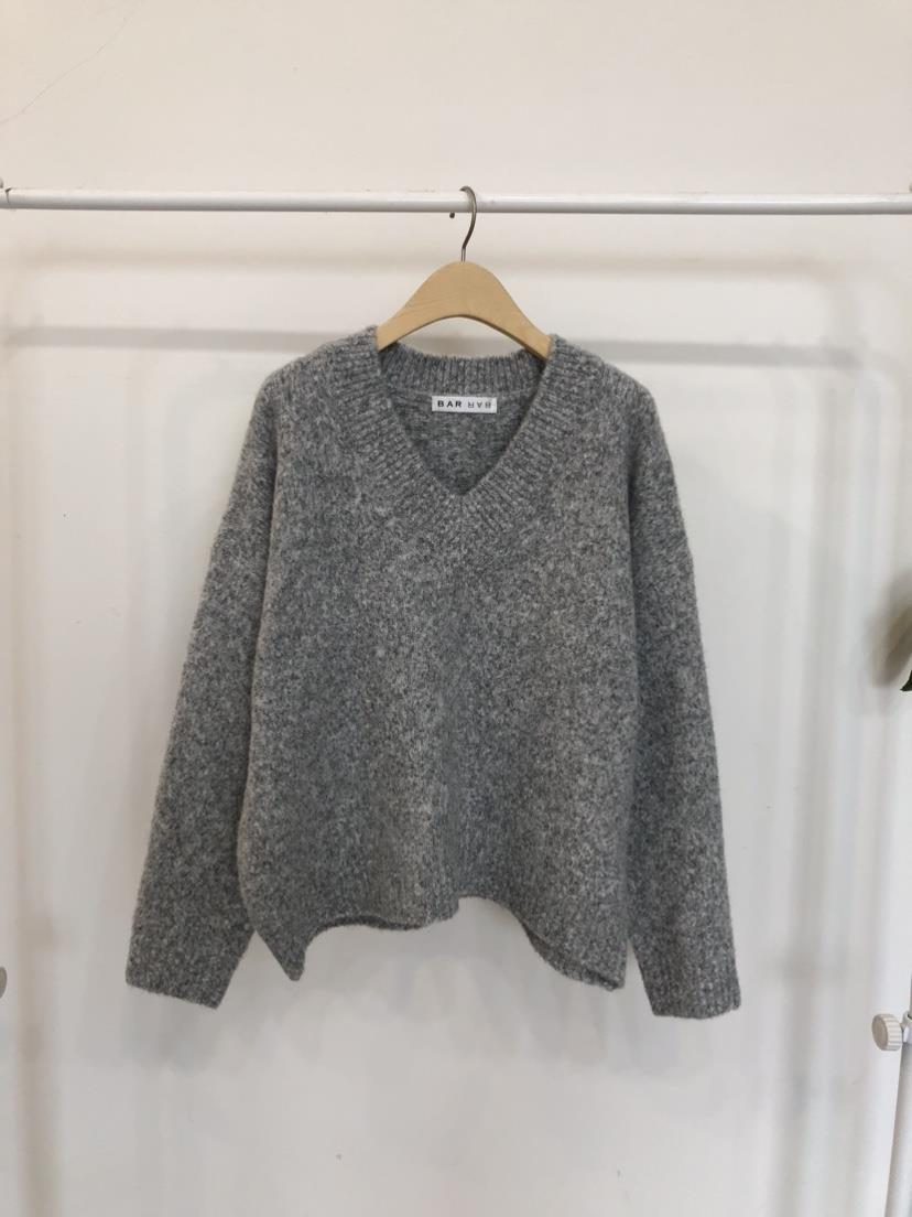 FFULLBAR韓國直郵女裝新款24秋冬熱賣推薦真品人氣毛衣V領DELI JENNY毛衣