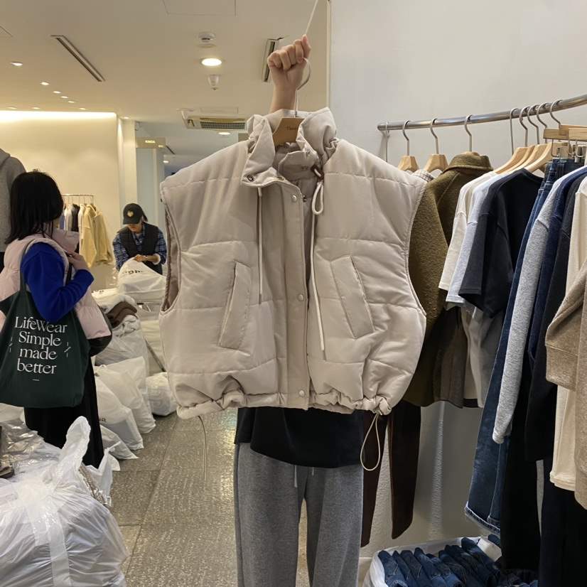 Terrace直郵韓國代購女裝新品真品職業休閑人氣熱賣馬甲填充TERRACE馬甲