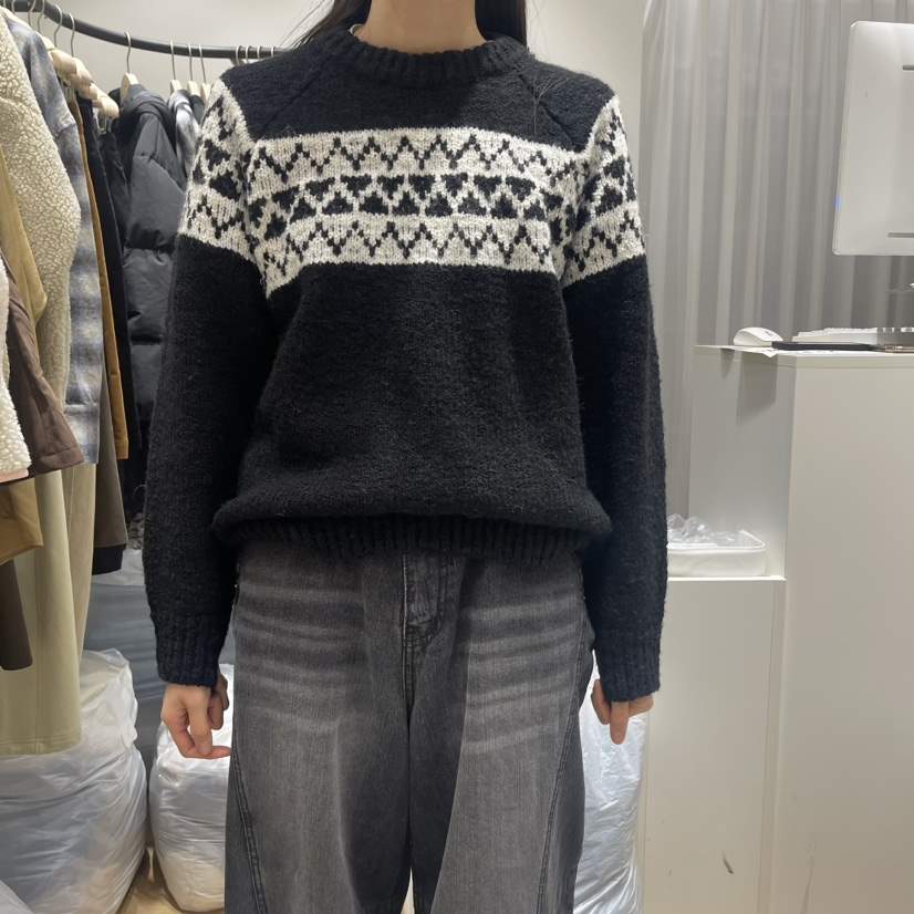 OFCOURSE韓國直郵東大門實拍女裝新品職業推薦人氣休閑毛衣OFCOURSE毛衣